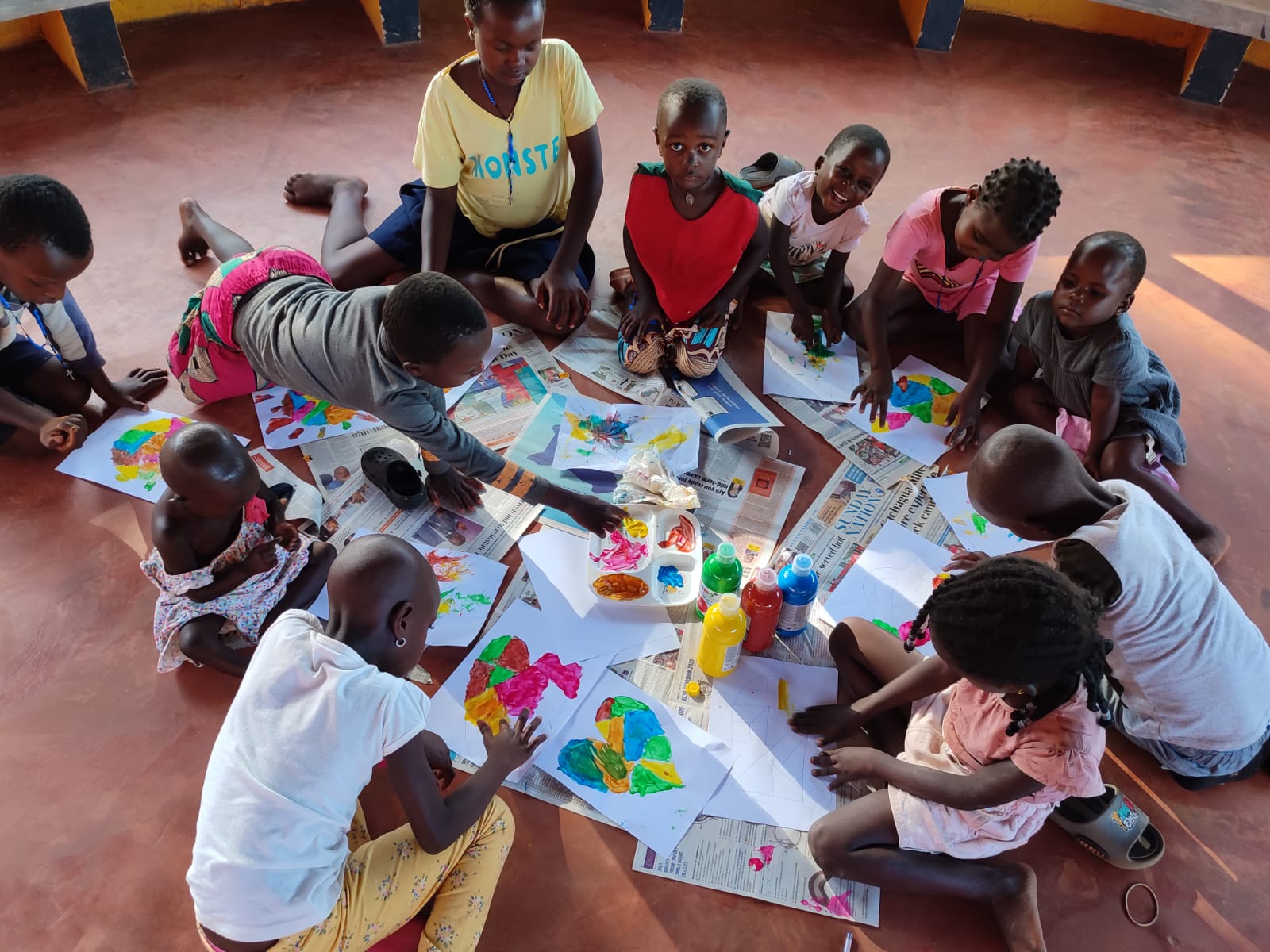 Bambini a scuola Kalagala Uganda